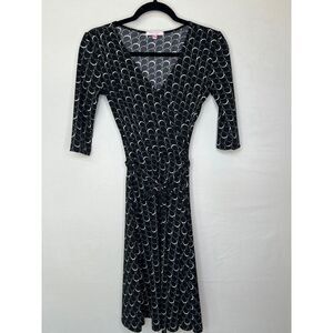 Romeo & Juliet Couture Belted Faux Wrap Dress ECU